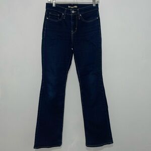 Levi’s Strauss & Co 315 Shaping Bootcut Womens 27 x 30 Dark Blue Jeans